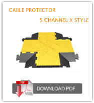 CABLE PROTECTOR   5 CHANNEL X STYLE